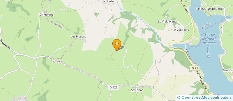 localisation de l'entreprise MONSIEUR ANDRE VIGUIER à ALRANCE