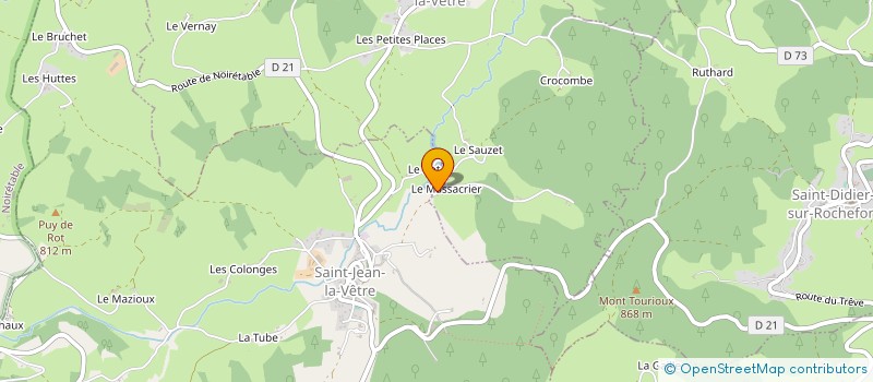 localisation de l'entreprise MONSIEUR ANDRE VILLENEUVE à SAINT-PRIEST-LA-VETRE