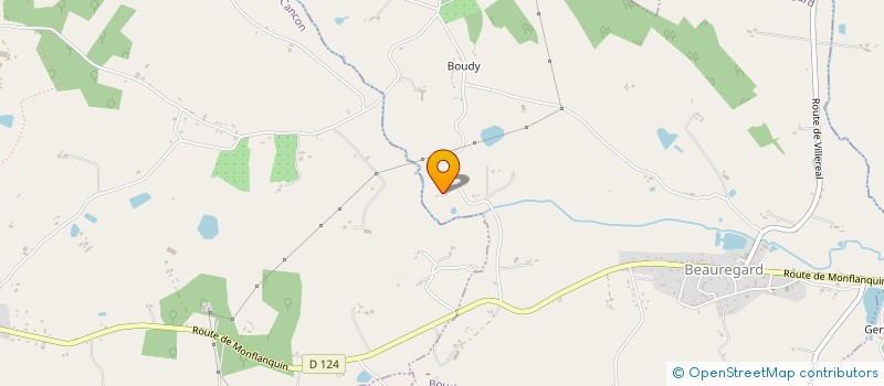 localisation de l'entreprise MONSIEUR ANDRE VINCENT  CANCON