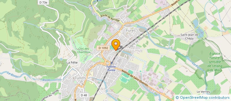 localisation de l'entreprise MONSIEUR ANDRE VINCENT à TULLINS