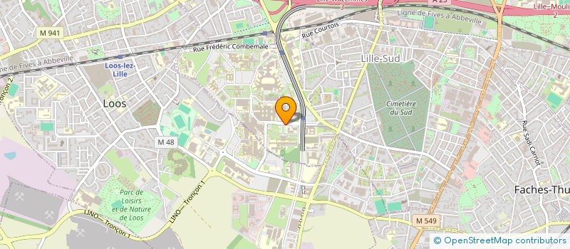 localisation de l'entreprise MONSIEUR ANDRE VINCENTELLI à LILLE