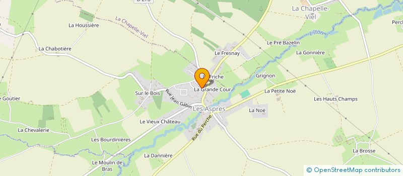 localisation de l'entreprise MONSIEUR ANDRE VIRLOUVET à LES ASPRES