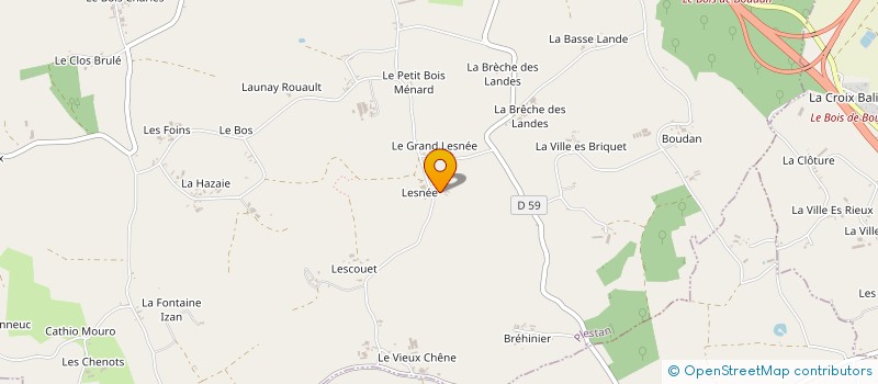 localisation de l'entreprise MONSIEUR ANDRE VISDELOUP  PLESTAN