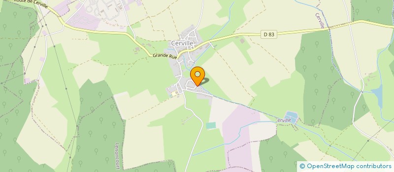 localisation de l'entreprise MONSIEUR ANDRE VISINE  CERVILLE