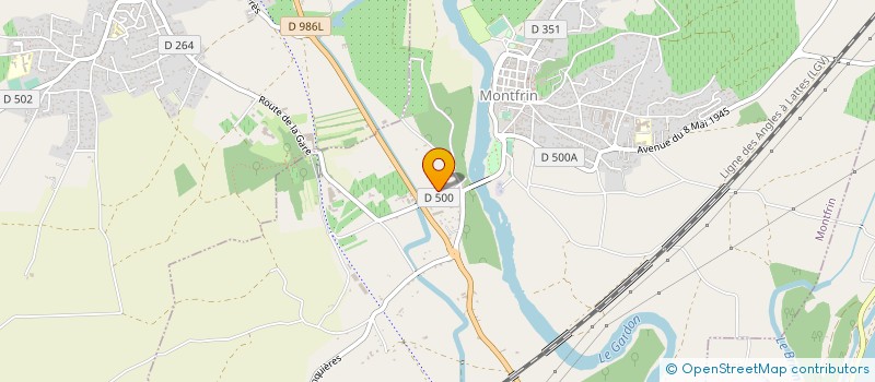 localisation de l'entreprise MONSIEUR ANDRE VOROS  MONTFRIN