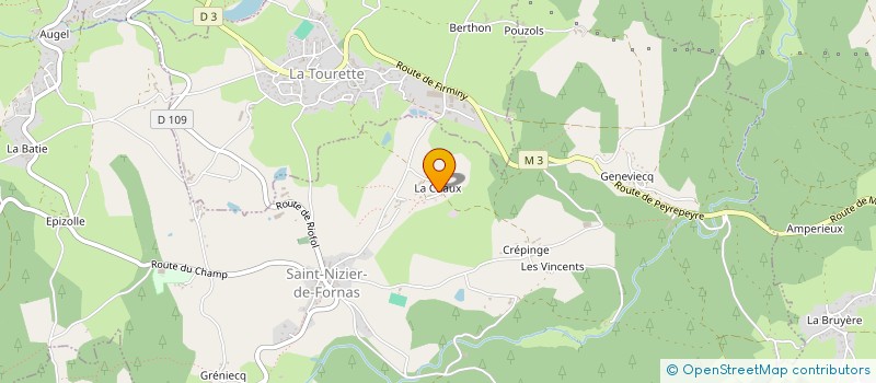 localisation de l'entreprise MONSIEUR ANDRE VRAY à SAINT-NIZIER-DE-FORNAS
