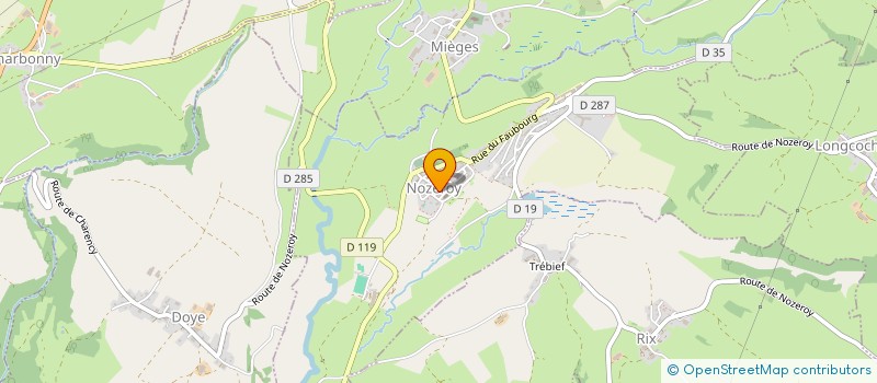 localisation de l'entreprise MONSIEUR ANDRE VUILLERMOZ  NOZEROY