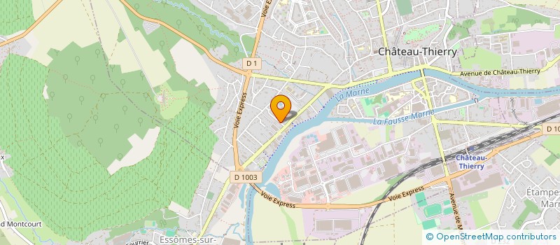 localisation de l'entreprise MONSIEUR ANDRE WACQUEZ  CHATEAU-THIERRY