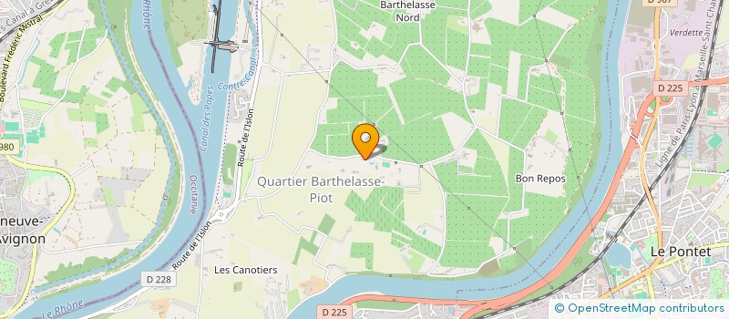 localisation de l'entreprise MONSIEUR ANDRE WATRIN  AVIGNON