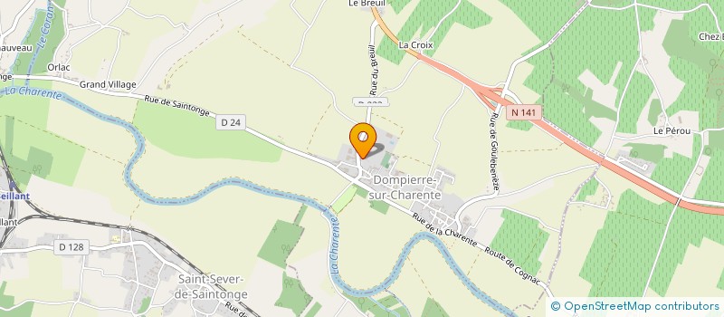 localisation de l'entreprise MONSIEUR ANDRE WEBER à DOMPIERRE-SUR-CHARENTE