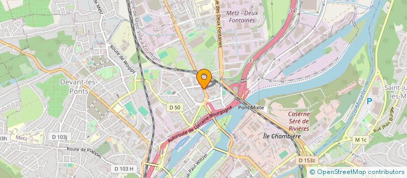 localisation de l'entreprise MONSIEUR ANDRE WELTER  METZ