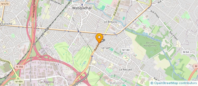 localisation de l'entreprise MONSIEUR ANDRE WILFART à VILLENEUVE-D'ASCQ