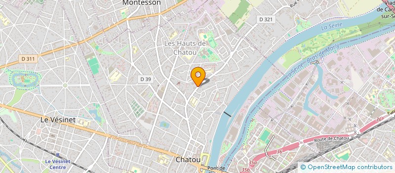 localisation de l'entreprise MONSIEUR ANDRE WINOGRADSKY à CHATOU