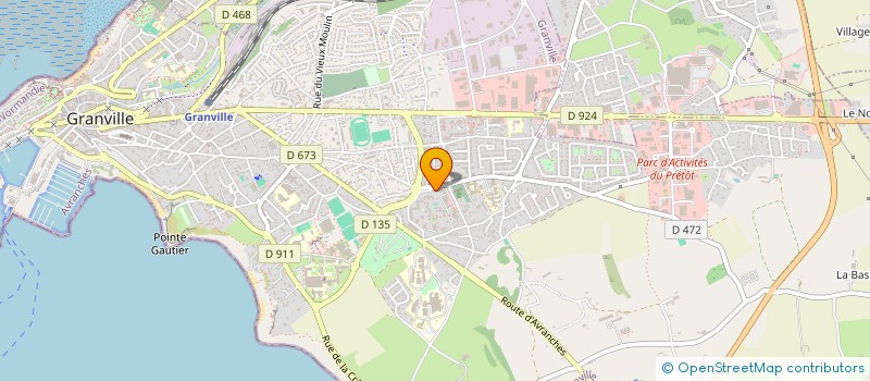 localisation de l'entreprise MONSIEUR ANDRE WISS  GRANVILLE