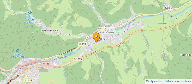 localisation de l'entreprise MONSIEUR ANDRE WOEHL  SAINTE-CROIX-AUX-MINES