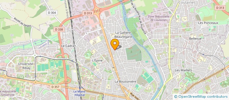 localisation de l'entreprise MONSIEUR ANDRE YARD  LE MANS