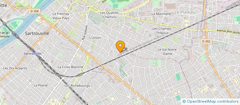 localisation de l'entreprise MONSIEUR ANDRE YVES PAUL DENOUEL à SARTROUVILLE