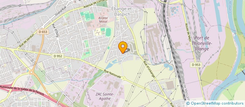 localisation de l'entreprise MONSIEUR ANDRE ZANCANELLO  FLORANGE