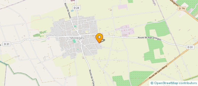 localisation de l'entreprise MONSIEUR ANDREA ALAMPI  MOLLEGES