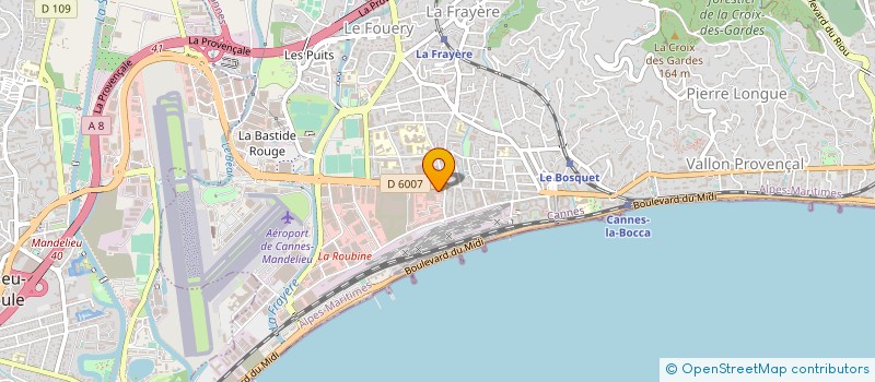 localisation de l'entreprise MONSIEUR ANDREA ALBANESE à CANNES