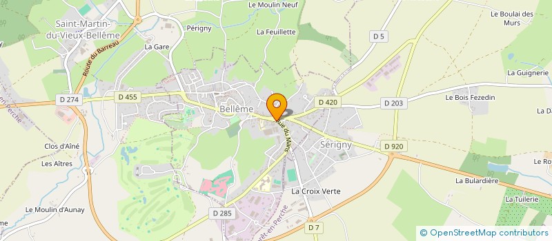 localisation de l'entreprise MONSIEUR ANDREA AMORETTI DE STEPHANIS à BELLEME