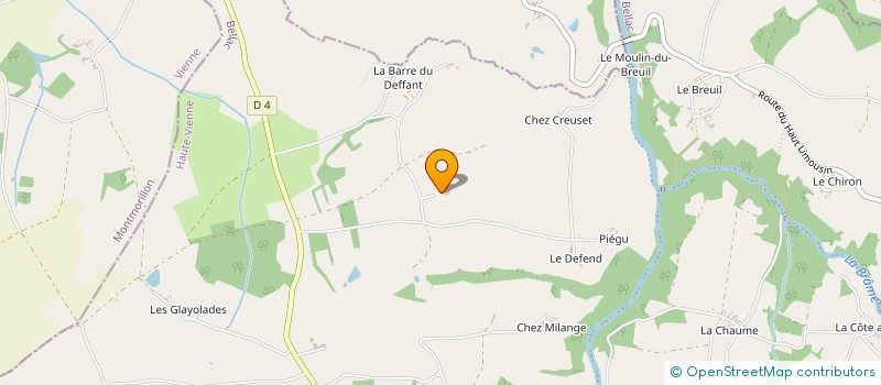 localisation de l'entreprise MONSIEUR ANDREA ANDREINI  VAL-D'OIRE-ET-GARTEMPE