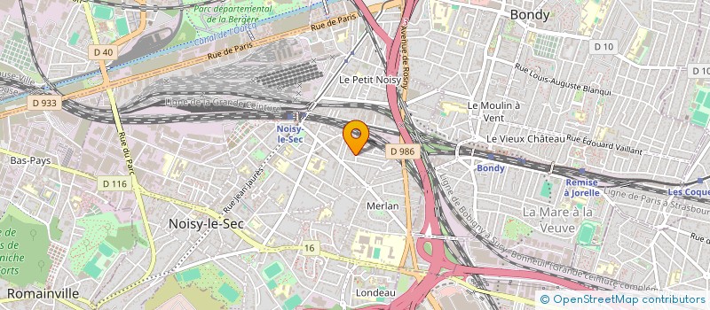 localisation de l'entreprise MONSIEUR ANDREA ANGIOLETTI à NOISY-LE-SEC