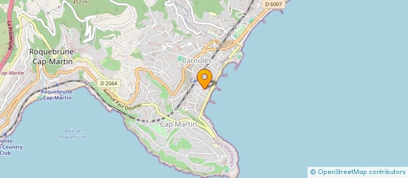 localisation de l'entreprise MONSIEUR ANDREA ARMANDO BISSO à ROQUEBRUNE-CAP-MARTIN