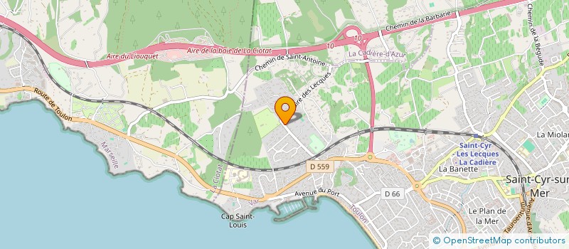 localisation de l'entreprise MONSIEUR ANDREA ASSANTE à SAINT-CYR-SUR-MER