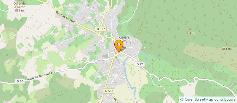 localisation de l'entreprise MONSIEUR ANDREA BATTAGLIA  AUPS