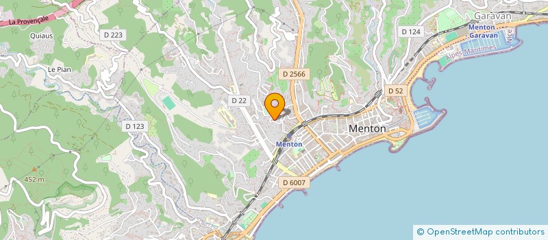 localisation de l'entreprise MONSIEUR ANDREA BORLANDELLI  MENTON