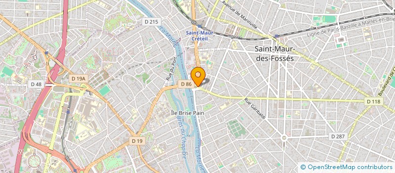 localisation de l'entreprise MONSIEUR ANDREA BORRIELLO à SAINT-MAUR-DES-FOSSES