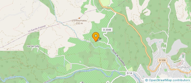 localisation de l'entreprise MONSIEUR ANDREA BOTTERO  GRIMAUD