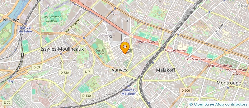 localisation de l'entreprise MONSIEUR ANDREA BRUSCHI  VANVES