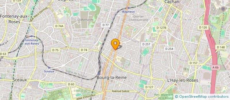 localisation de l'entreprise MONSIEUR ANDREA BUSOLI à BOURG-LA-REINE