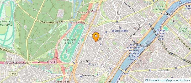 localisation de l'entreprise MONSIEUR ANDREA CHARVET  PARIS