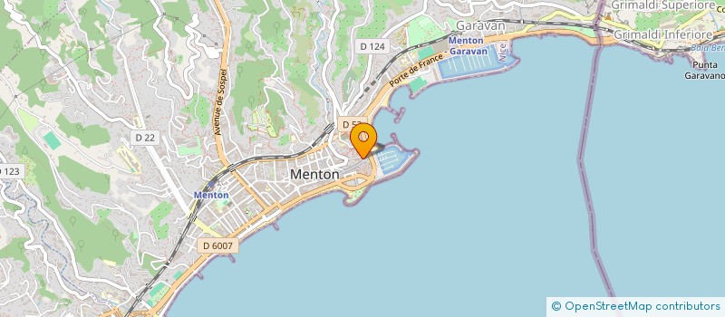 localisation de l'entreprise MONSIEUR ANDREA CIRAVEGNA  MENTON