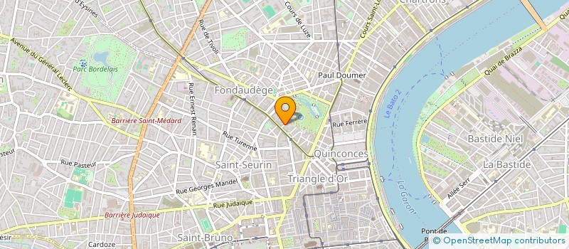 localisation de l'entreprise MONSIEUR ANDREA DI PAOLI  BORDEAUX