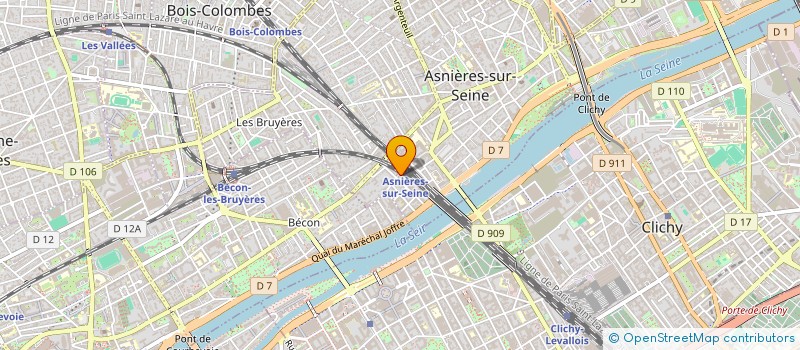 localisation de l'entreprise MONSIEUR ANDREA FERRUGIA  ASNIERES-SUR-SEINE