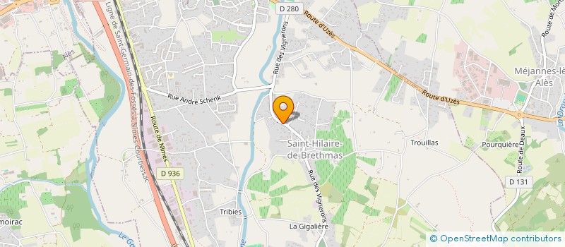 localisation de l'entreprise MONSIEUR ANDREA FOLI à SAINT-HILAIRE-DE-BRETHMAS