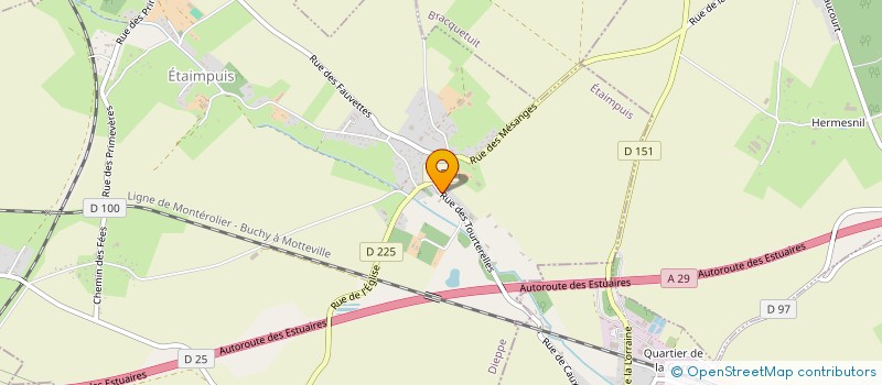 localisation de l'entreprise MONSIEUR ANDREA FORENZA  ETAIMPUIS