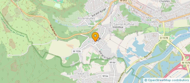 localisation de l'entreprise MONSIEUR ANDREA FOUSSE  JUSSY