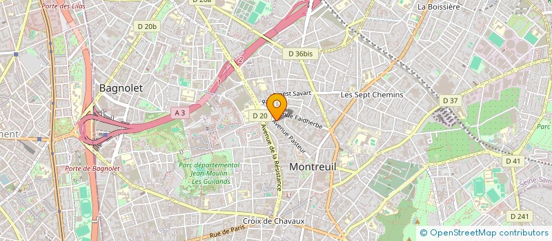 localisation de l'entreprise MONSIEUR ANDREA GALLO à MONTREUIL