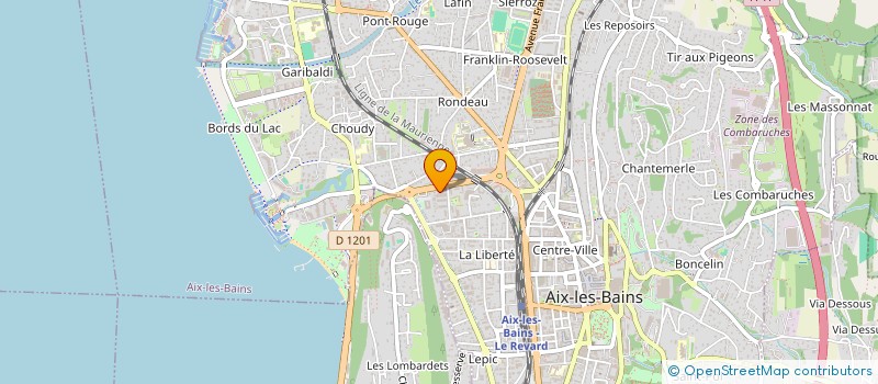 localisation de l'entreprise MONSIEUR ANDREA GRANIER  AIX-LES-BAINS