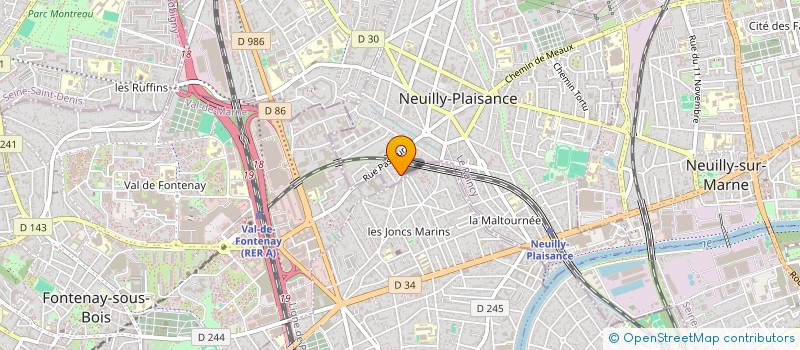localisation de l'entreprise MONSIEUR ANDREA IANNARELLI à NEUILLY-PLAISANCE