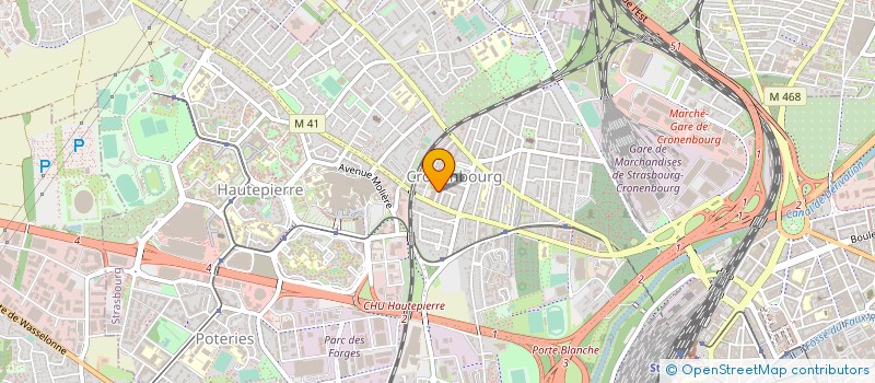 localisation de l'entreprise MONSIEUR ANDREA LA MARTINA à STRASBOURG