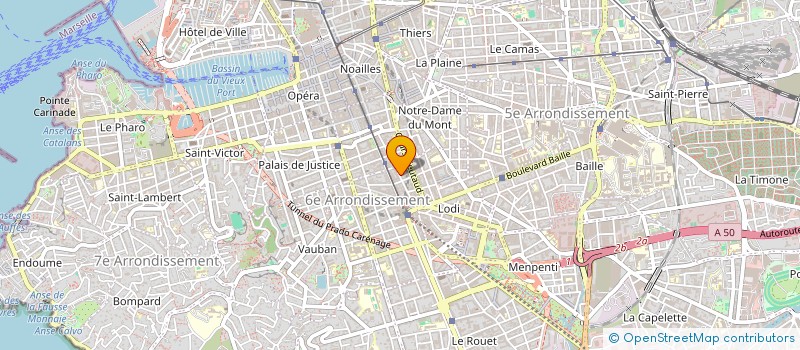 localisation de l'entreprise MONSIEUR ANDREA LAURENT à MARSEILLE