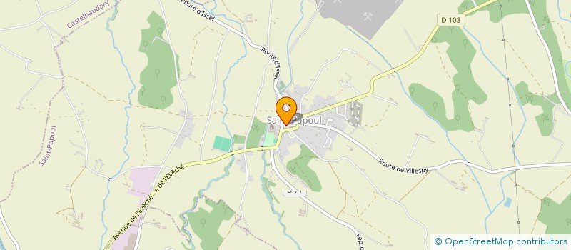 localisation de l'entreprise MONSIEUR ANDREA LEAUTIER  SAINT-PAPOUL