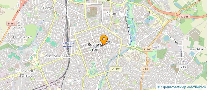 localisation de l'entreprise MONSIEUR ANDREA LECUYER à ROCHE SUR YON (LA)