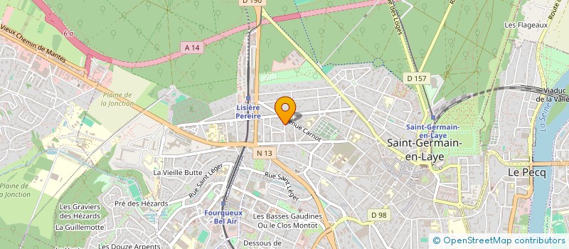 localisation de l'entreprise MONSIEUR ANDREA MADERNA  SAINT-GERMAIN-EN-LAYE